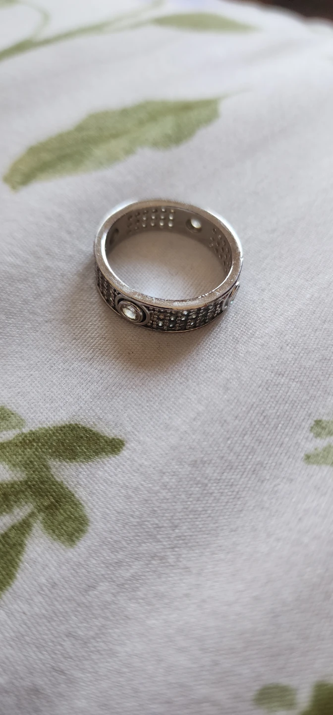 Silver tone fashion Ring - photo 4