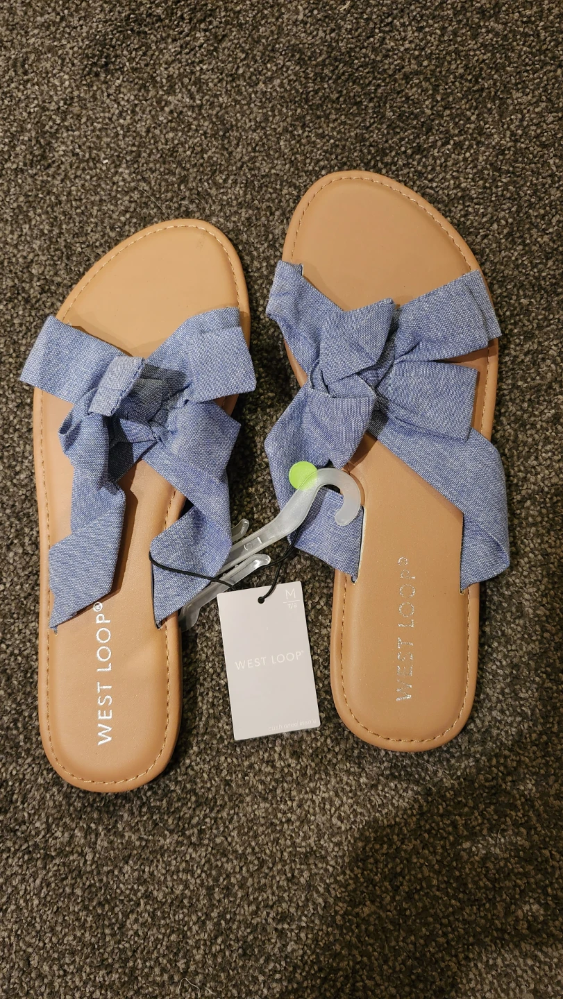 West Loop Women's Denim Bow Sandals