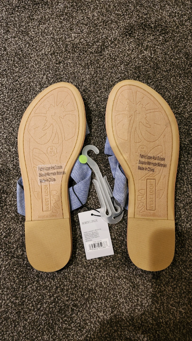 West Loop Women's Denim Bow Sandals - photo 2
