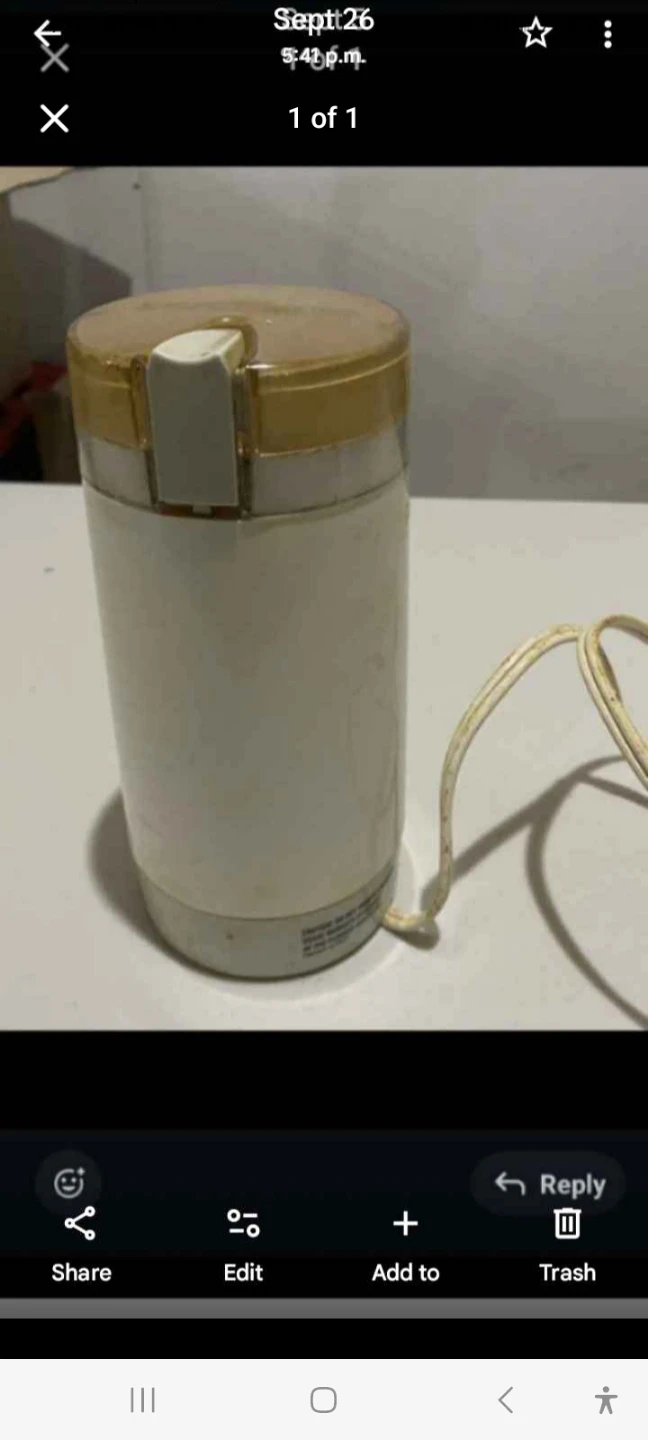 Spices grinder used