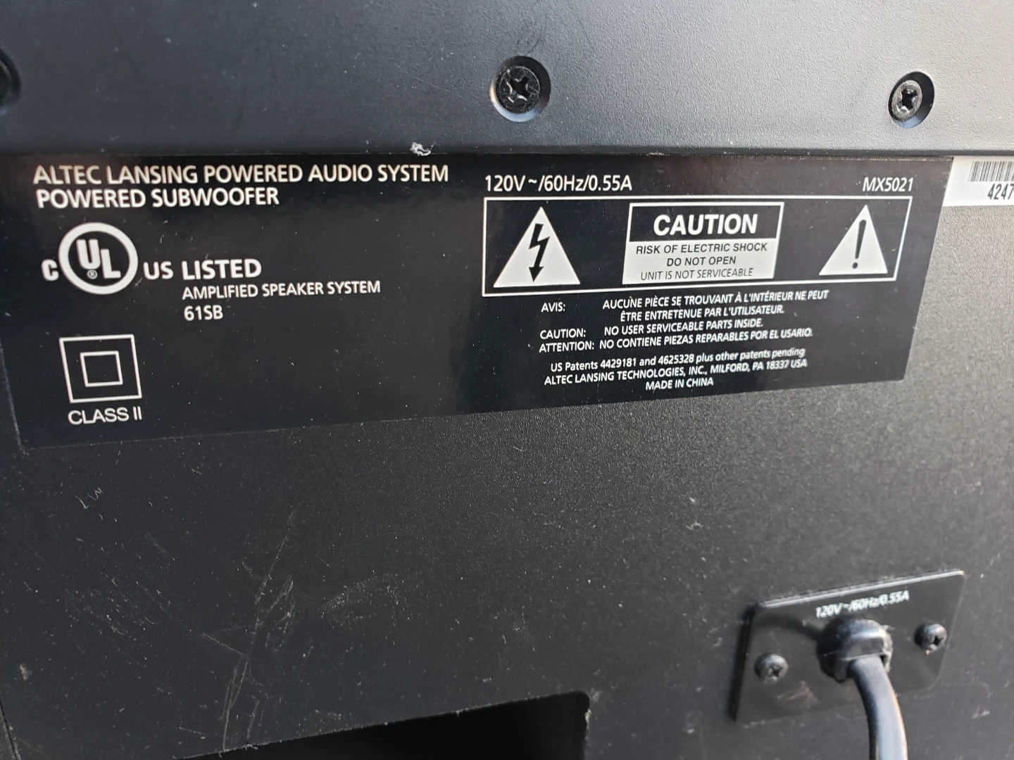 Altec Lansing MX5021 Speaker System - photo 2