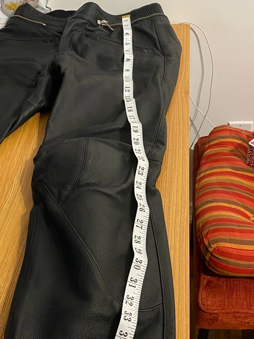 Spidi Italian Black Leather Motorcycle Pants - photo 3