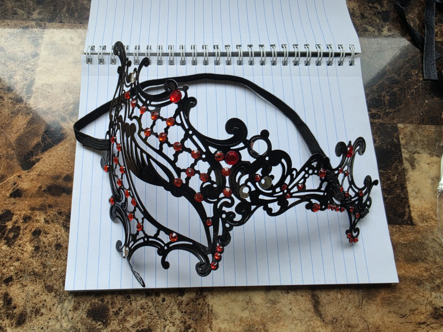 New Masquerade Mask for Women, Men. Diamond Bow Tie - photo 3