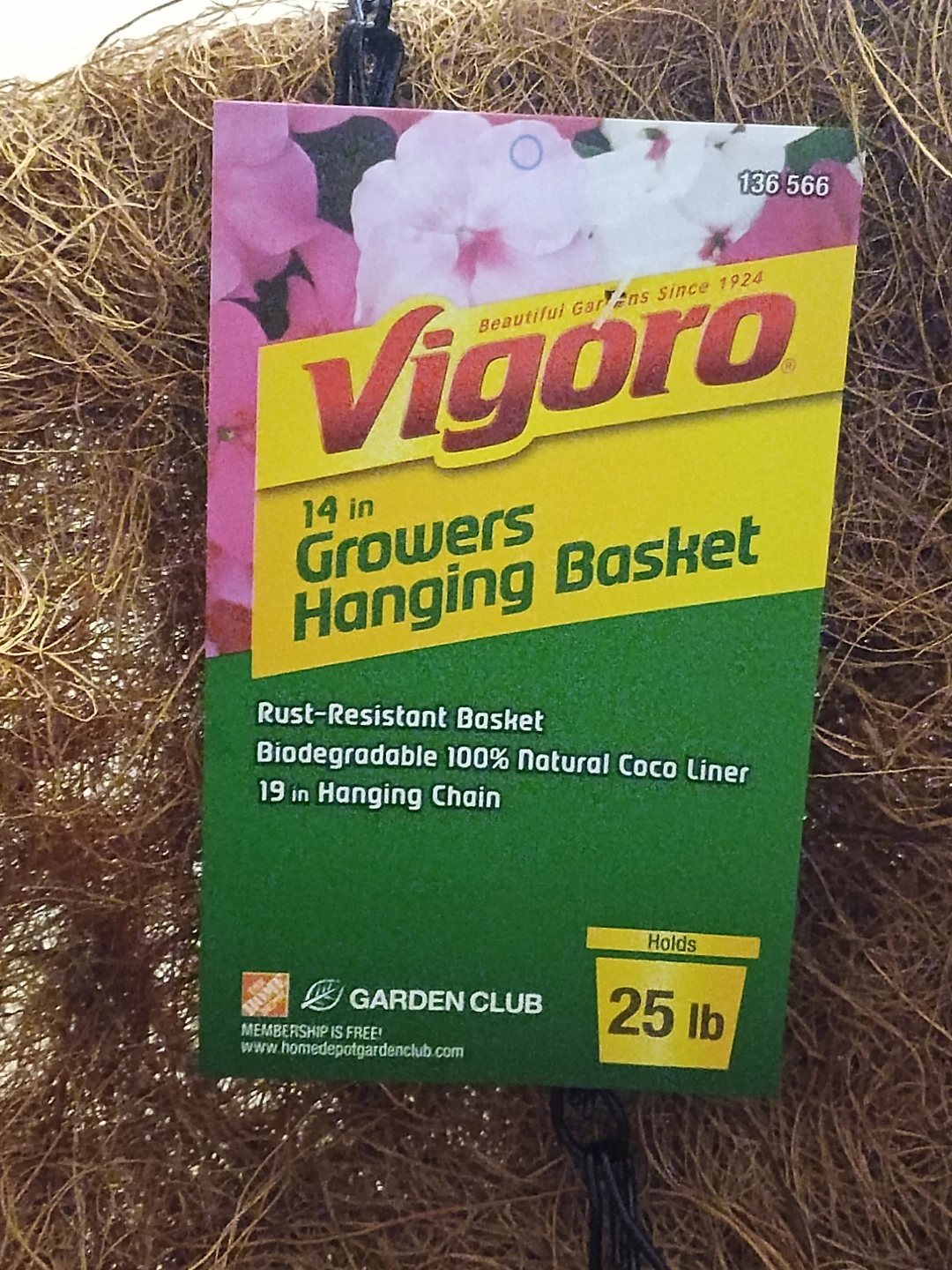 Vigoro 14" Growers Hanging Basket - photo 3
