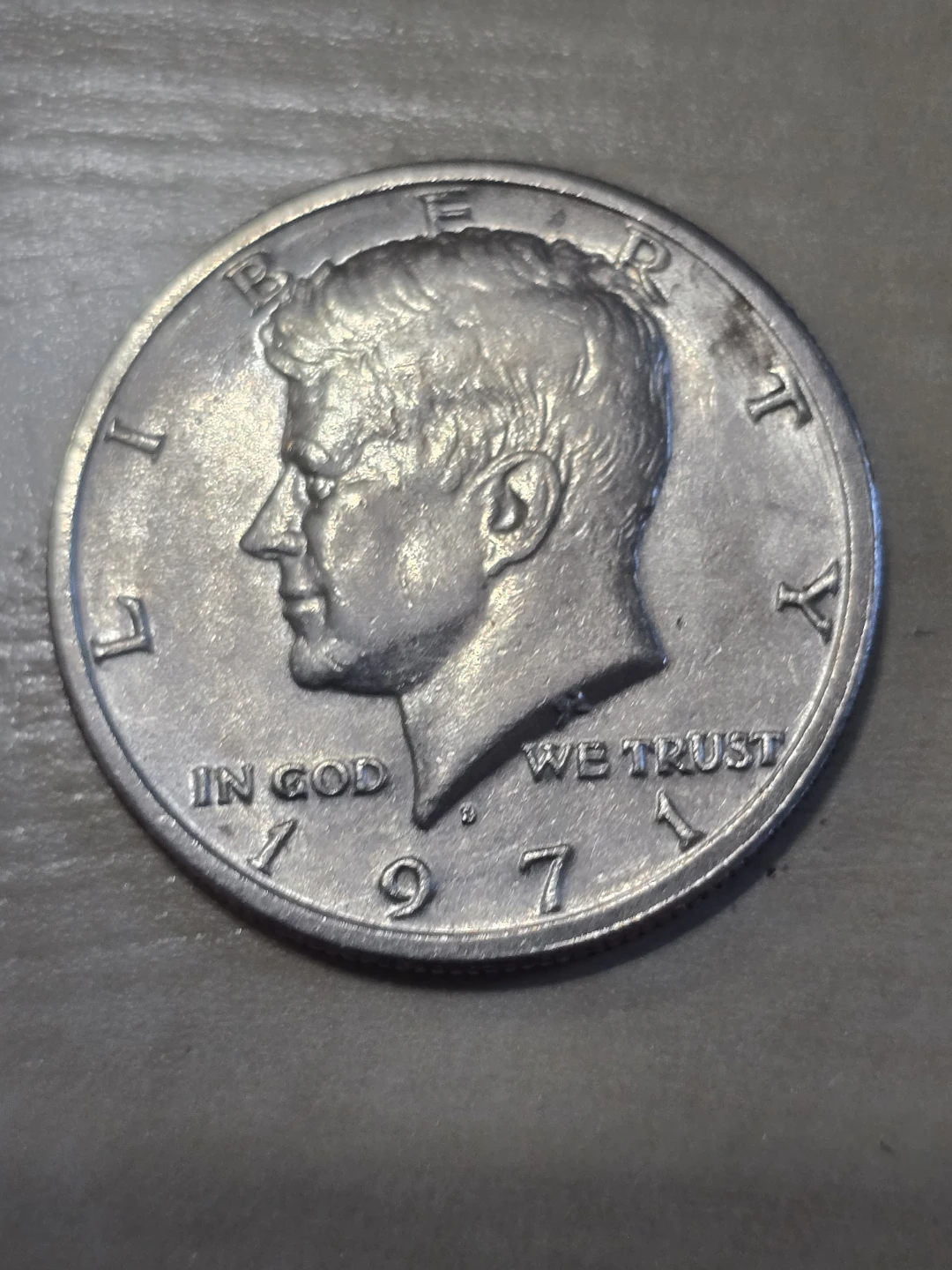 1971 Kennedy Half Dollar Coin Error Upside Down Eagle