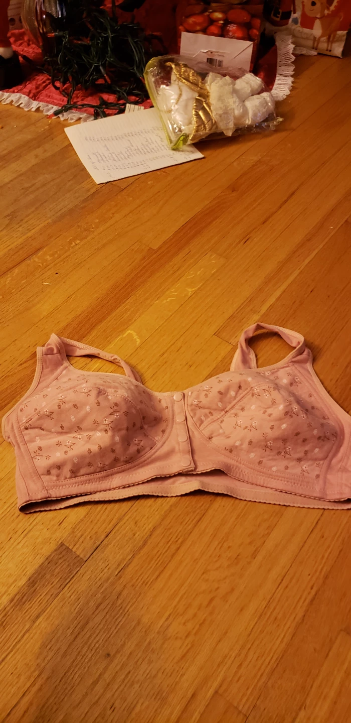 Women's Floral Print Front-Closure Bra - photo 4