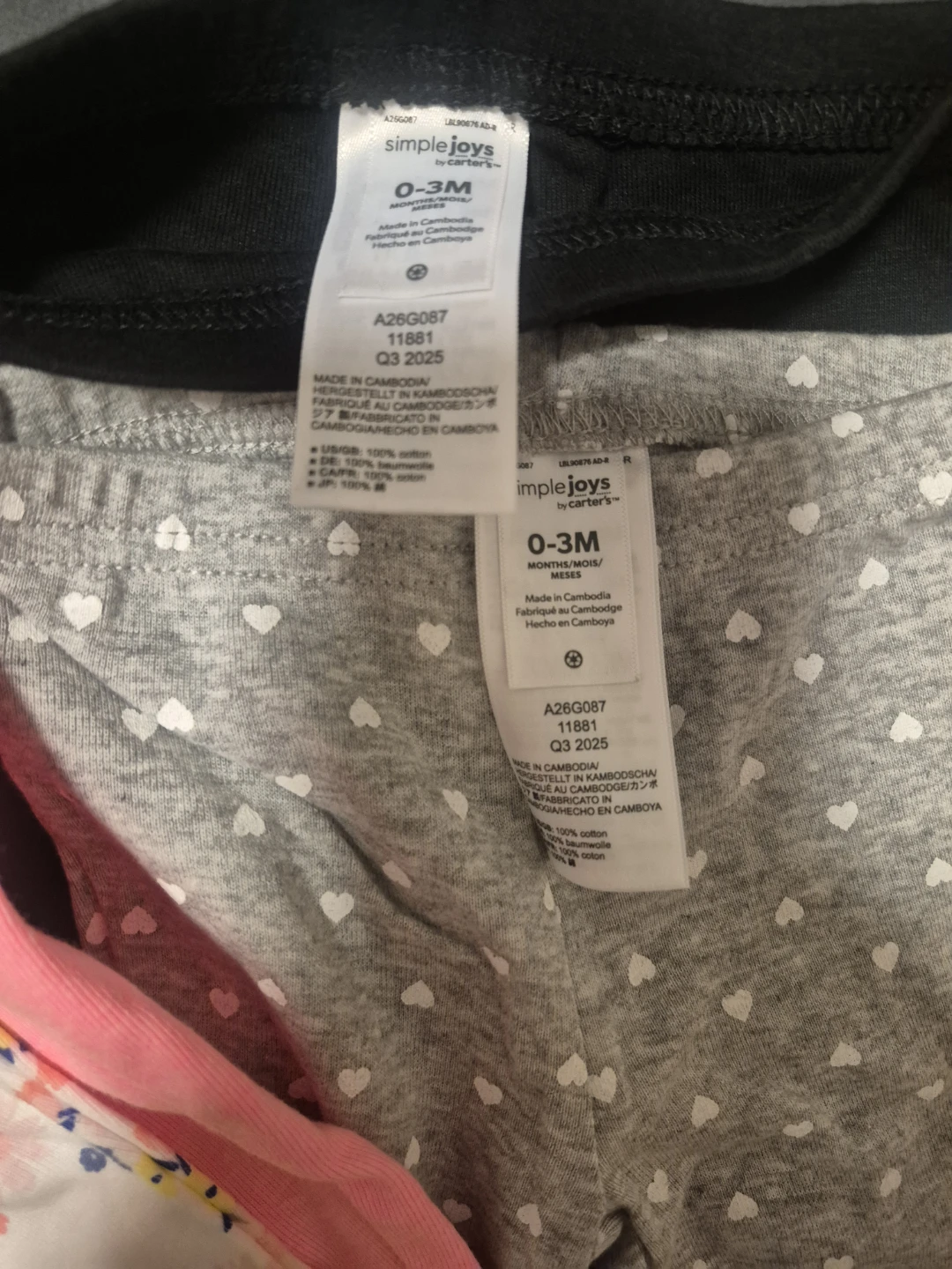BNWOT - Carter's Baby Leggings - photo 2
