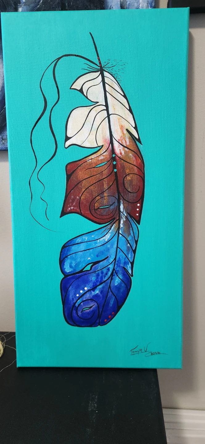 Feather Artwork Painting - photo 2
