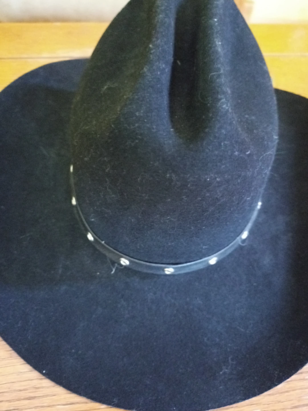 Black Cowboy Hat with Studded Band size M - photo 2
