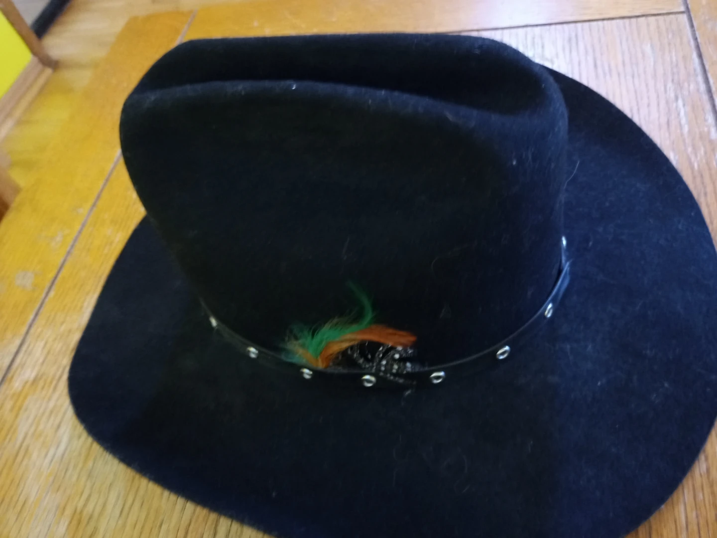 Black Cowboy Hat with Studded Band size M - photo 4