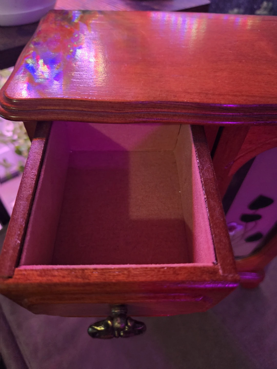 Wooden Jewellery Box with Drawers - photo 3