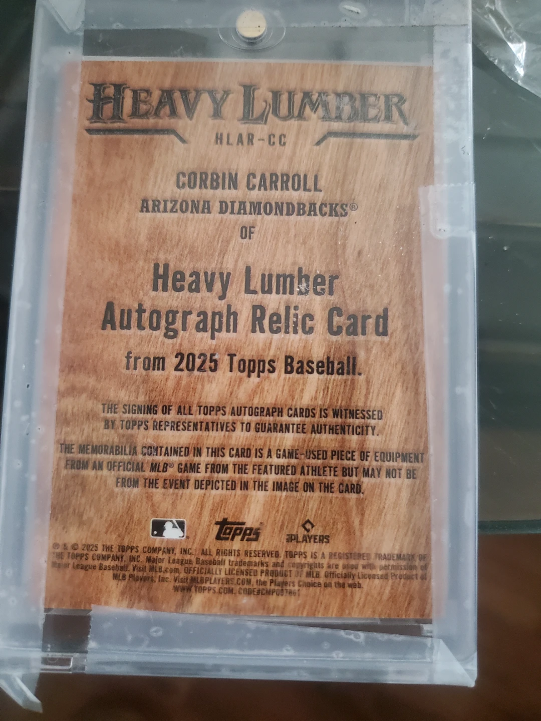 Corbin Carroll Heavy Lumber Game- Baseball - photo 2