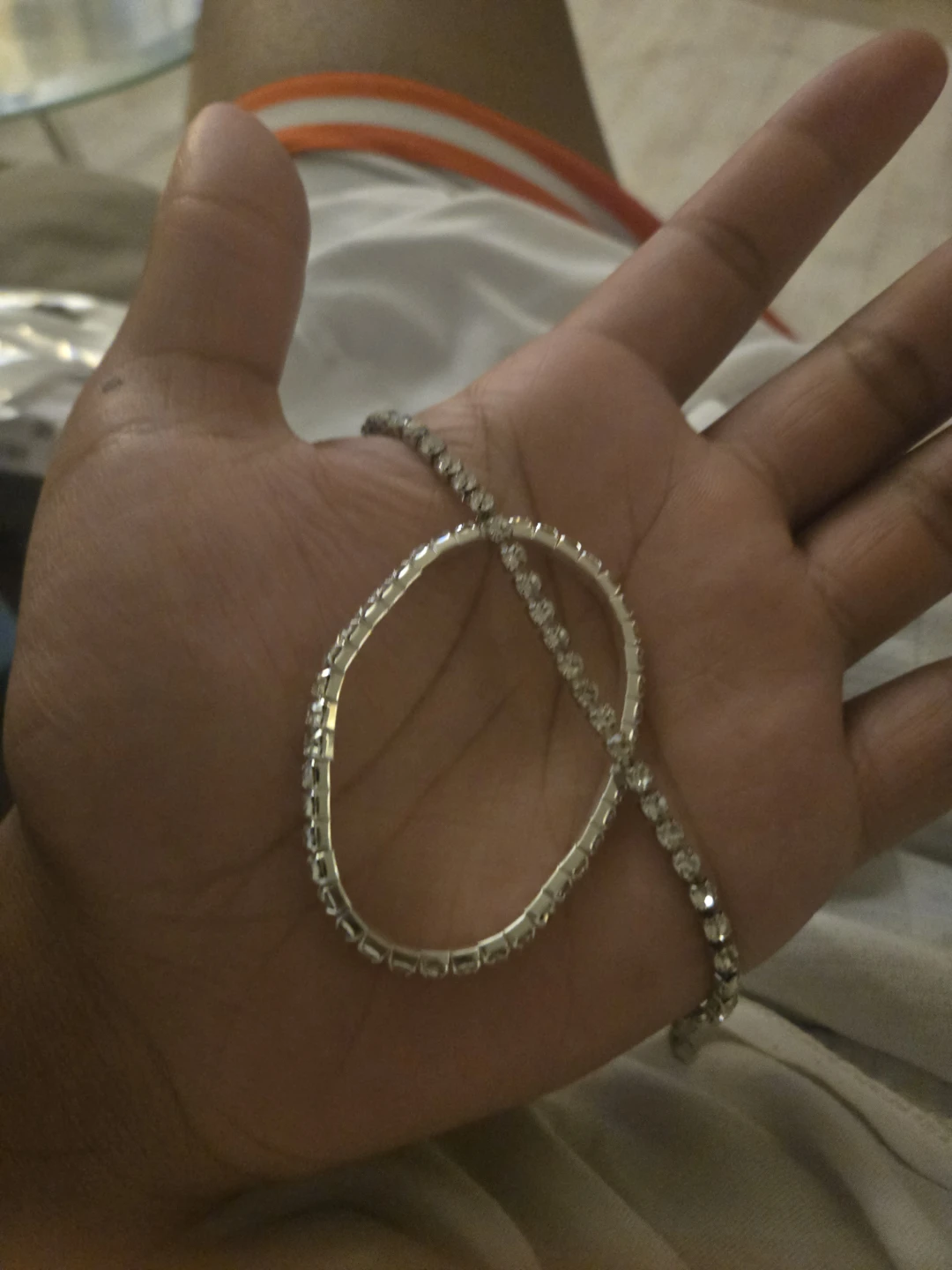 Moissanite bracelet for small wrist women