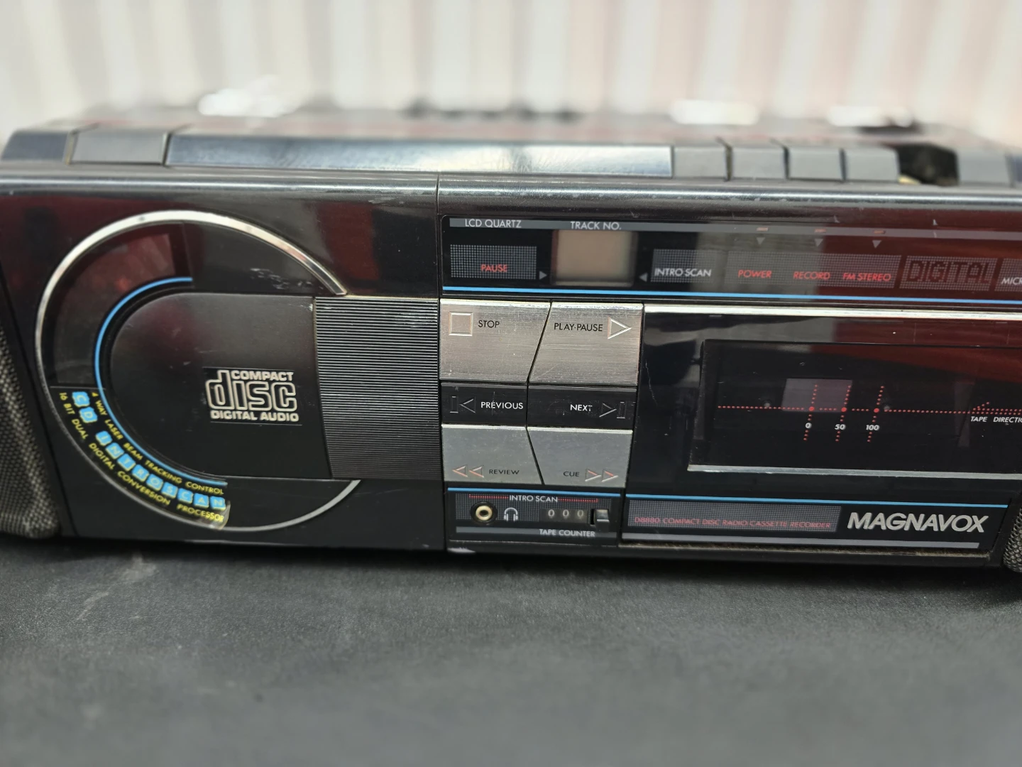 Magnavox Boombox CD Player Radio Cassette Recorder - photo 2
