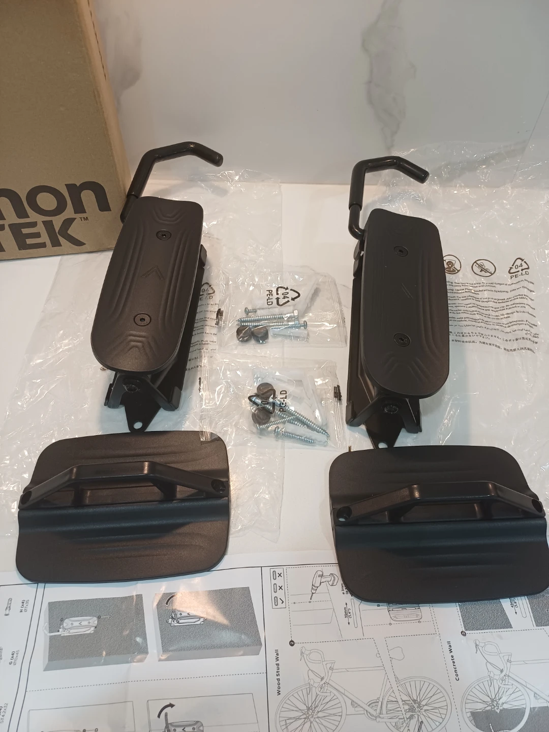 Montek Bike Wall Mount Hooks -2pcs. - photo 3