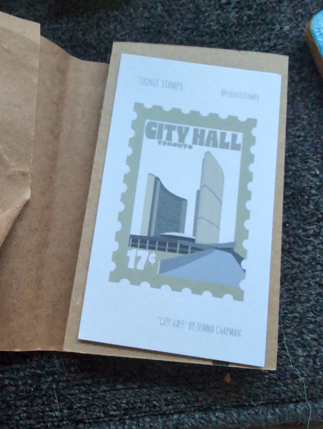 Toonie Stamps City Hall Toronto