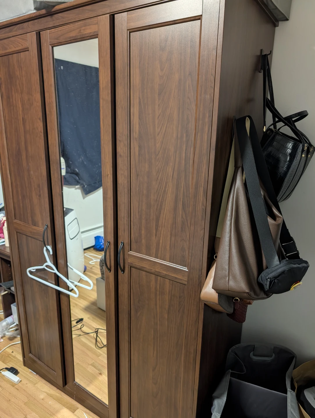 Used IKEA Songesand Wardrobe - Brown