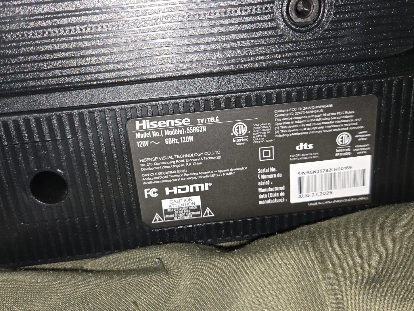 Hisense 55" Roku TV - photo 3
