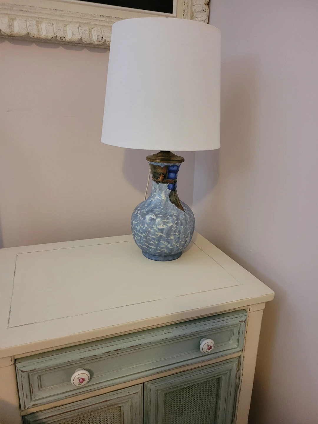 Art Nouveau Cranston Pottery Lamp - Circa 1910-1941?