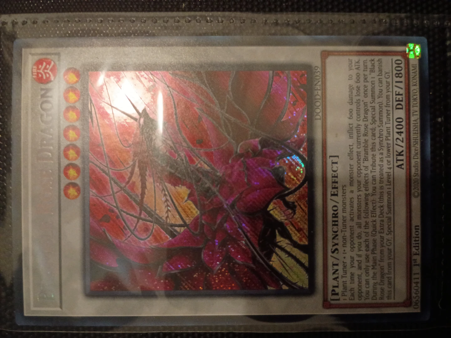 Bramble Rose Dragon Yugioh Card⚽