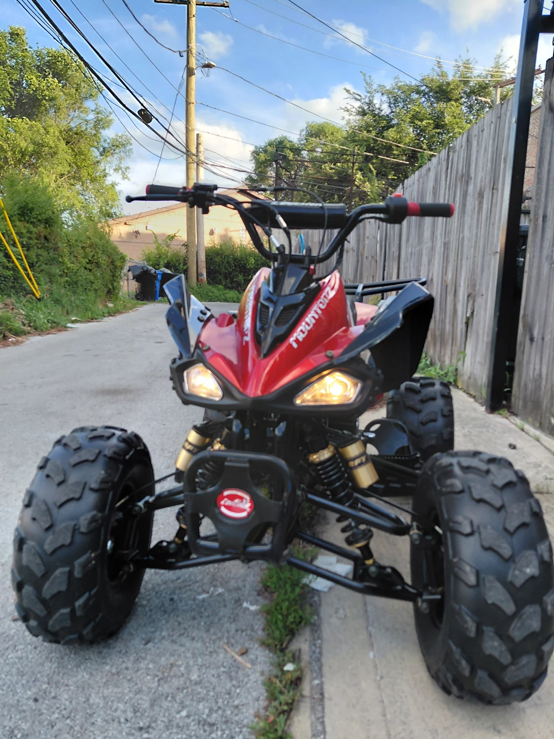 Red MOUNTAINZ ATV Quad