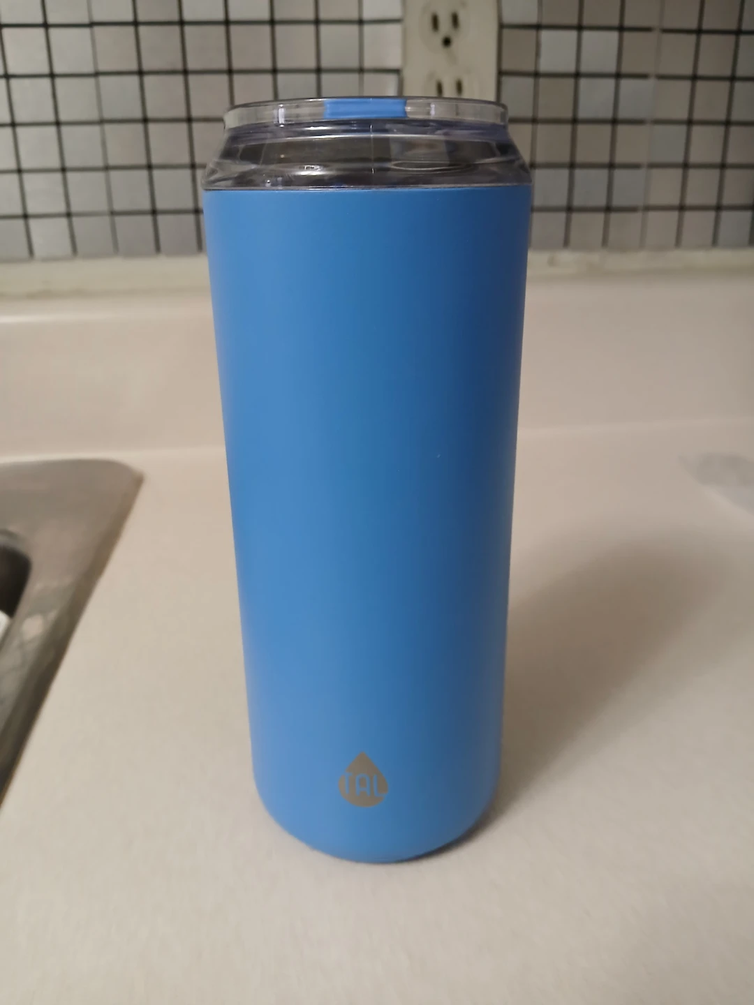Blue Tumbler with Lid