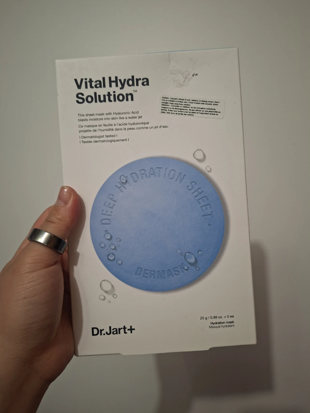 Dr. Jart+ Vital Hydra Solution Deep Hydration Sheet Masks (5 ct) - photo 2
