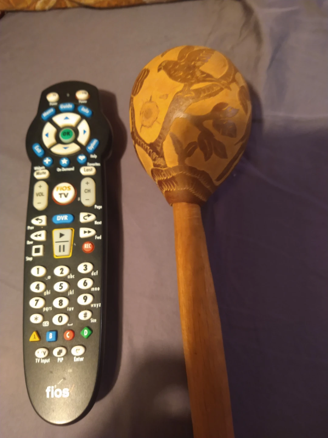 Hand-carved Maraca
