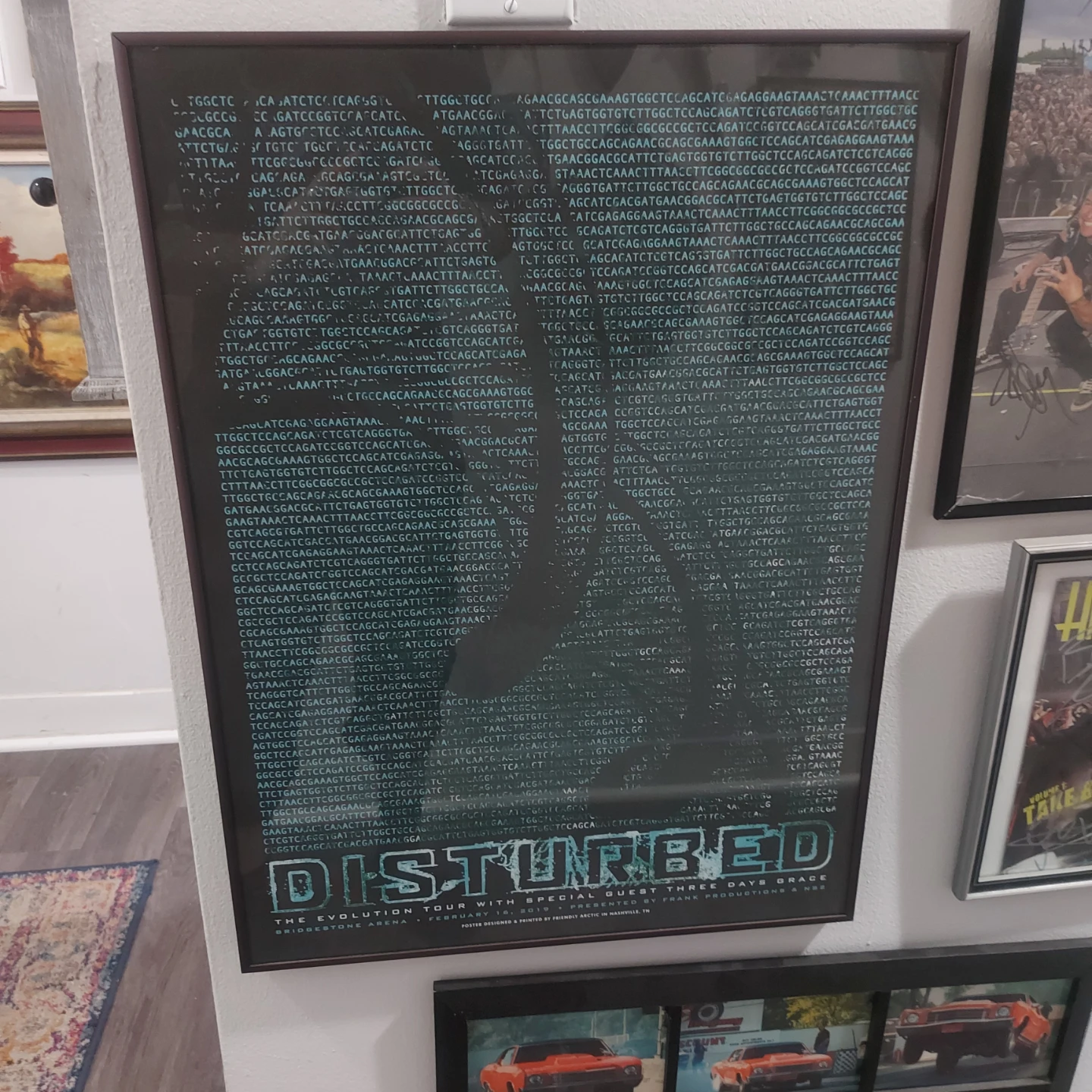 Disturbed The Evolution Tour Framed Print