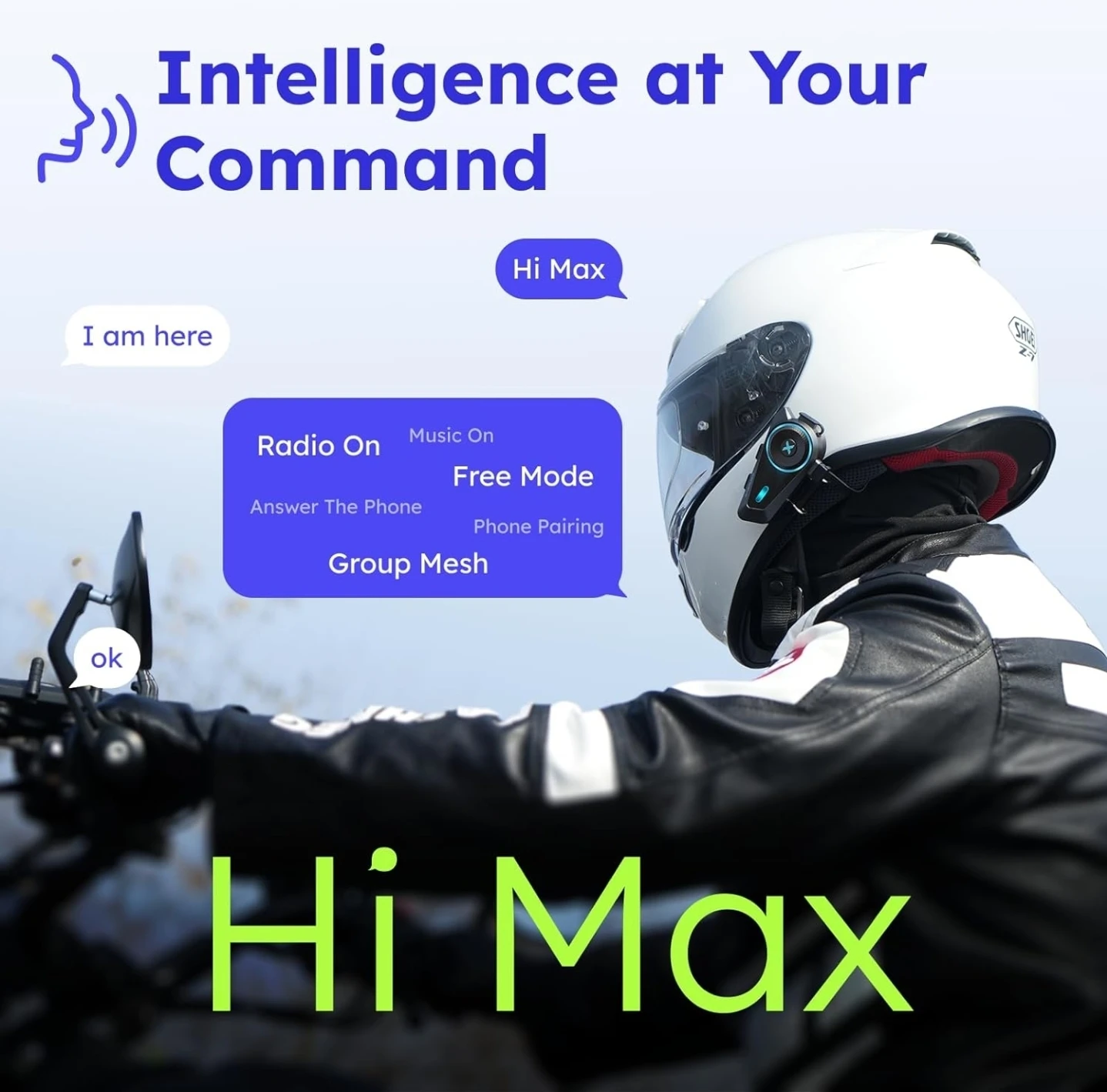 MAXRUNON Bluetooth Motorcycle Helmet Intercom - photo 3