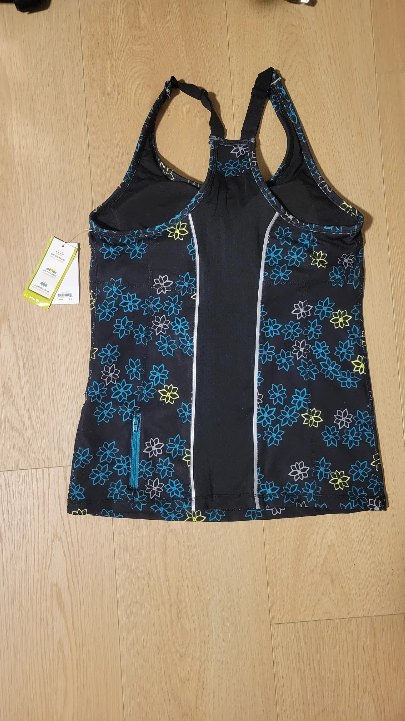 Old Navy Active Women's Tank Top M/M Black Floral - photo 2