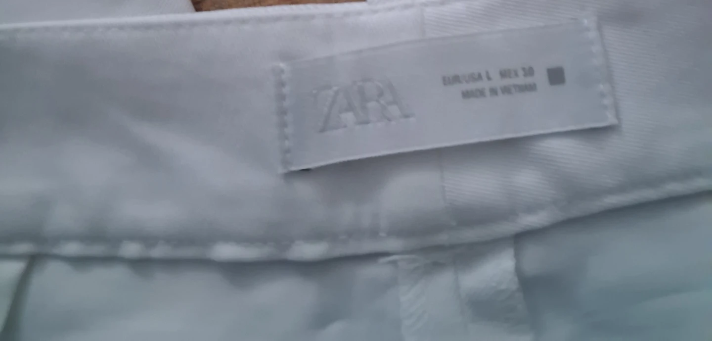 Zara White Wide Leg Pants Size L - photo 2
