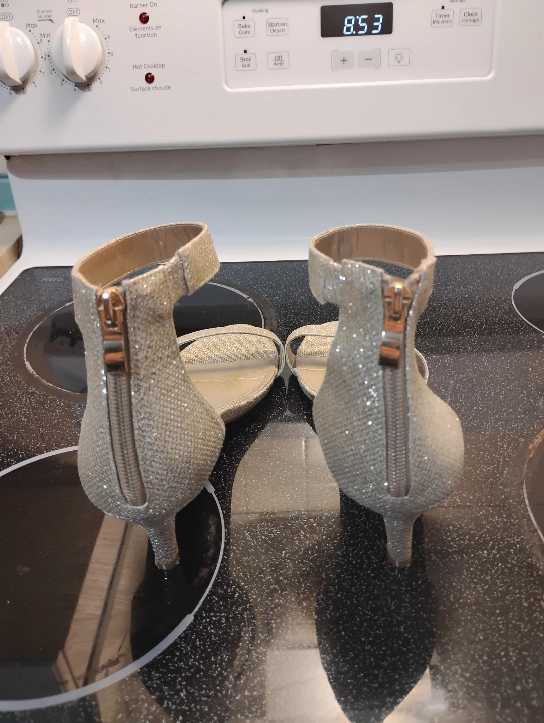 Gold heels size 10 - photo 2