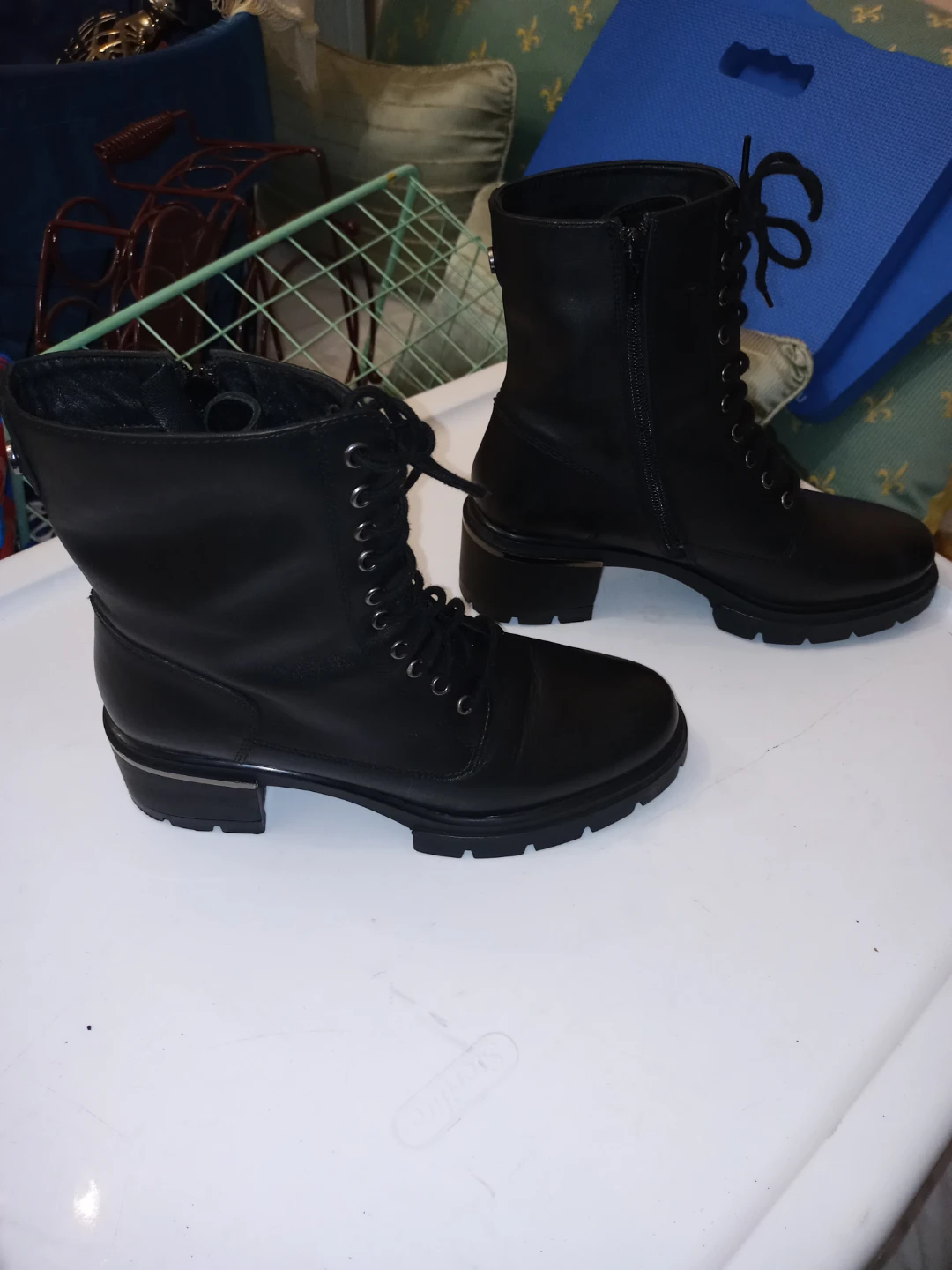 Artica Women's Leather Boots With Side Zippers - Size EU 39 - photo 3