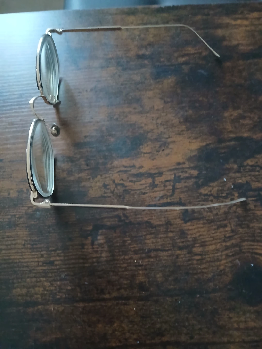 Gold-tone wire-frame glasses Cartier - photo 3