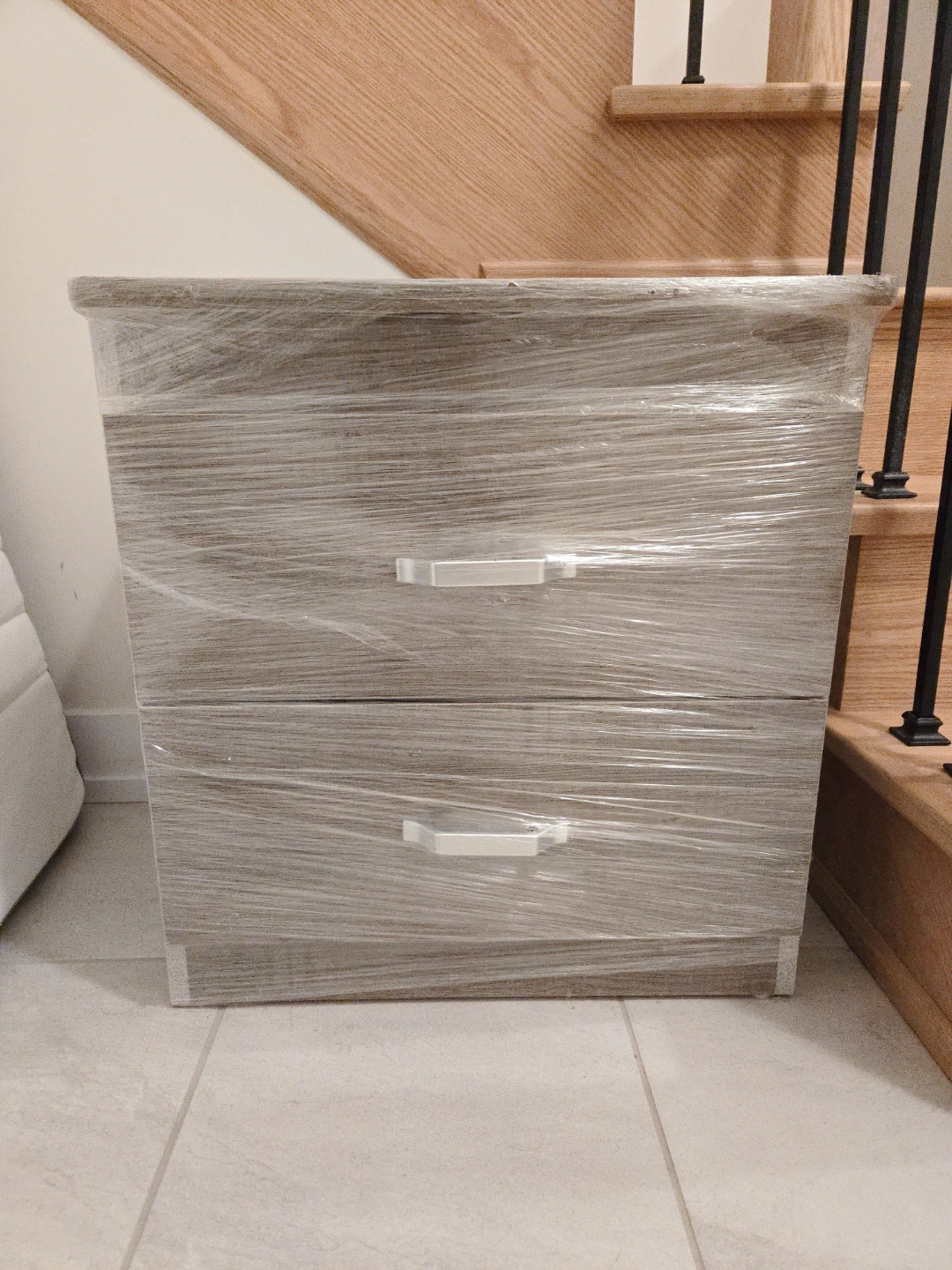 2-Drawer Personal Wood Storage Cabinet