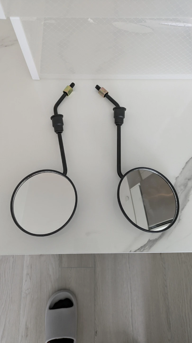 Pair of Round Mirrors for Bike / E-Bike / Scooter