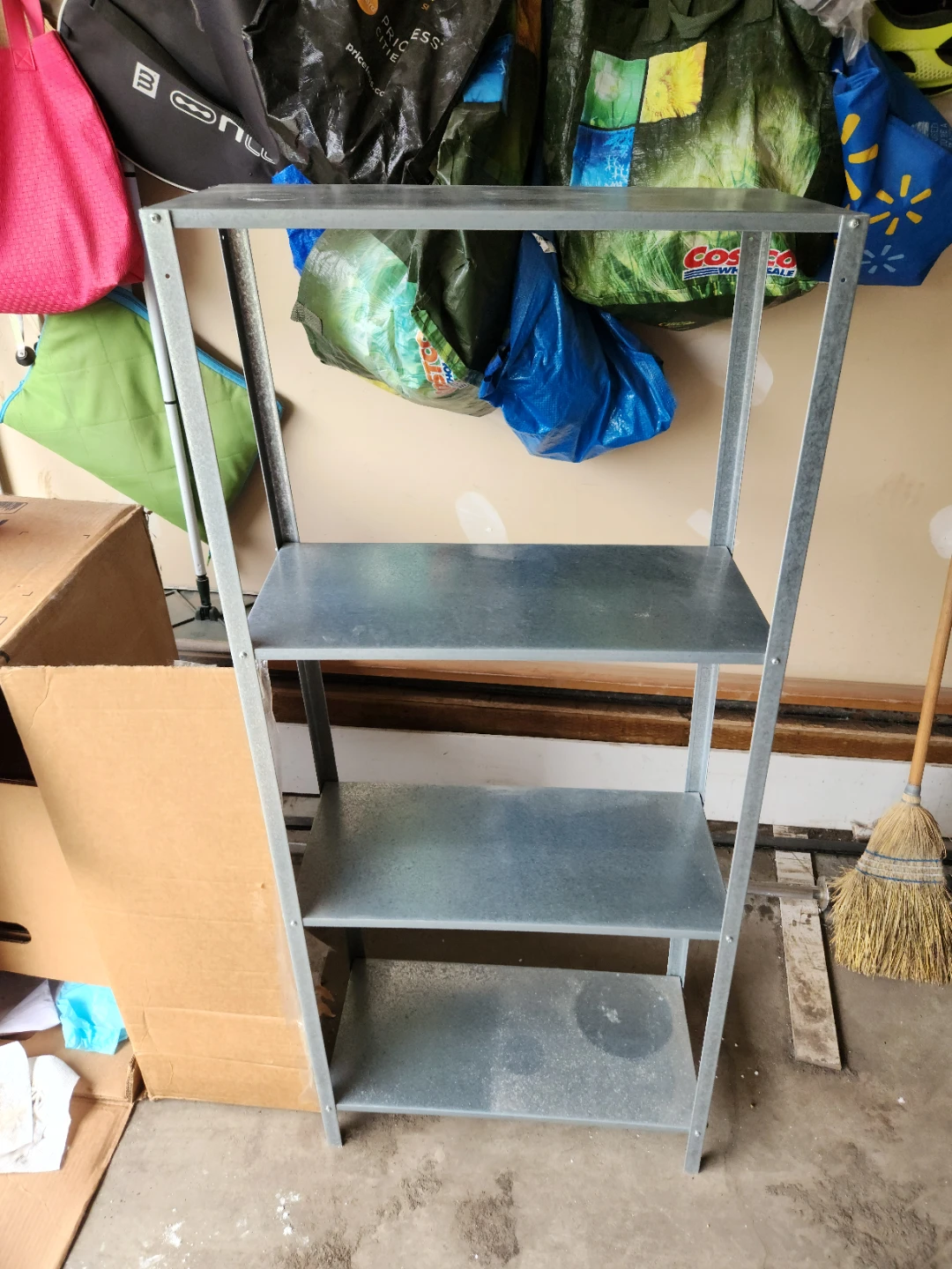 4-Shelf Metal Storage Unit