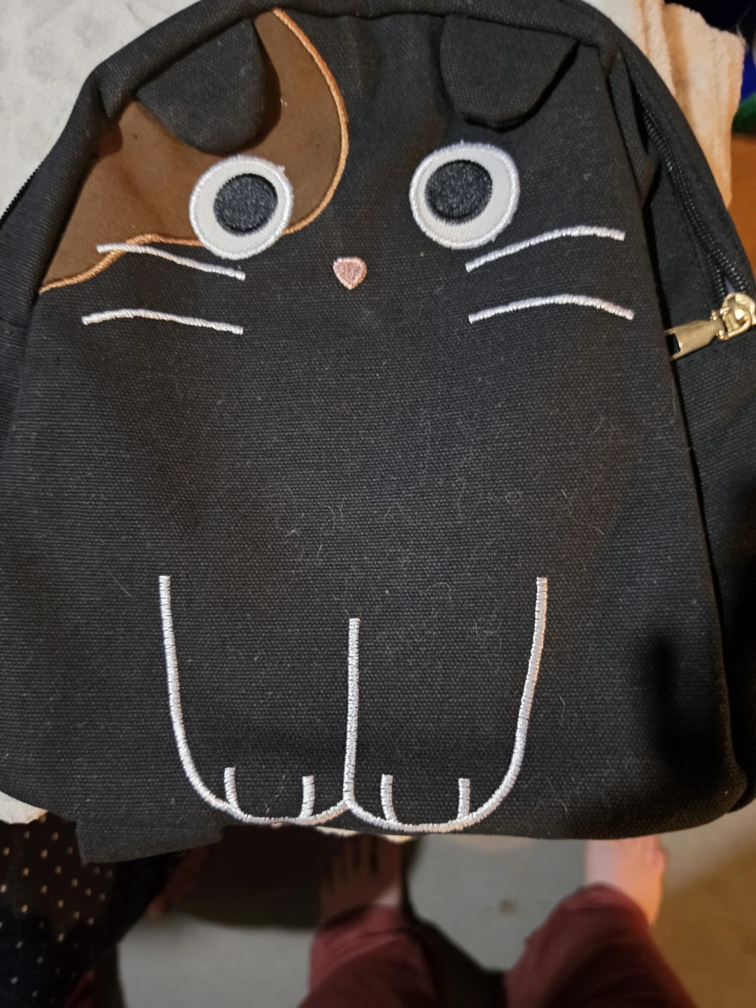 Cute Cat Face Mini Backpack