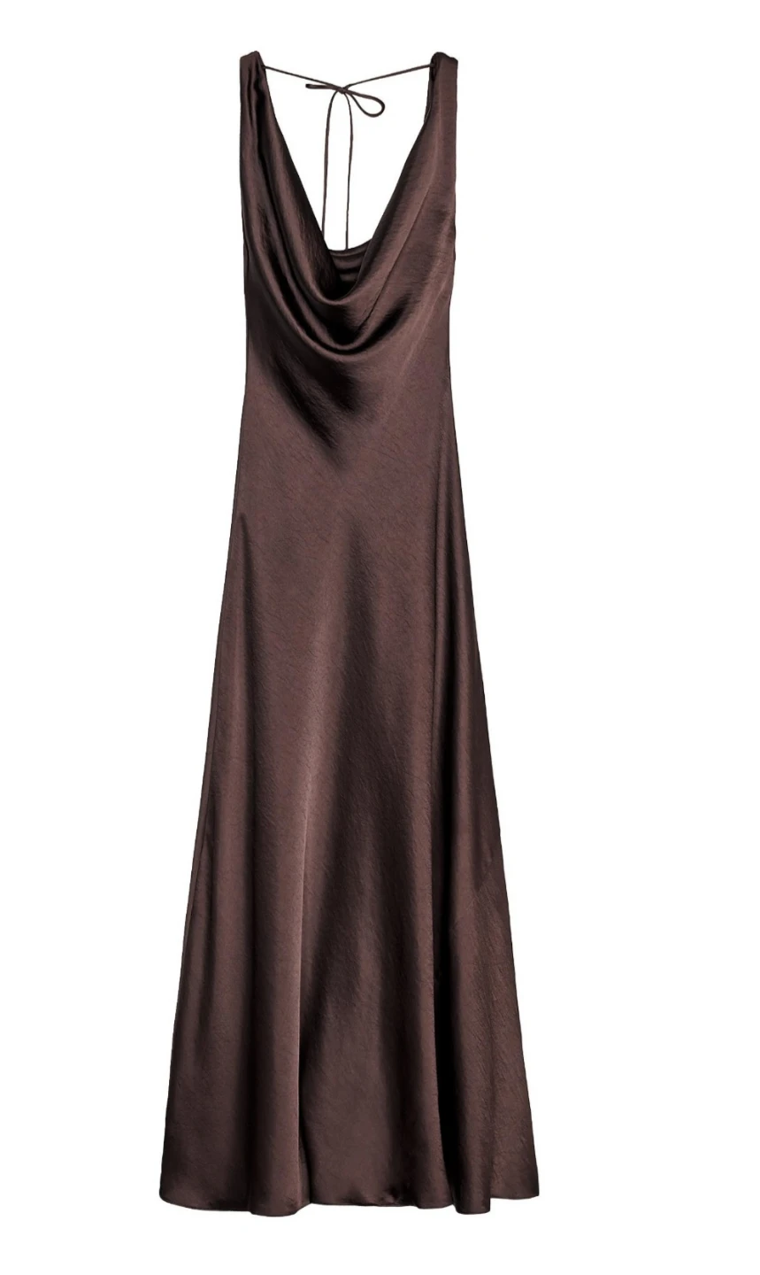 New ZARA satin dress size S ⚽️