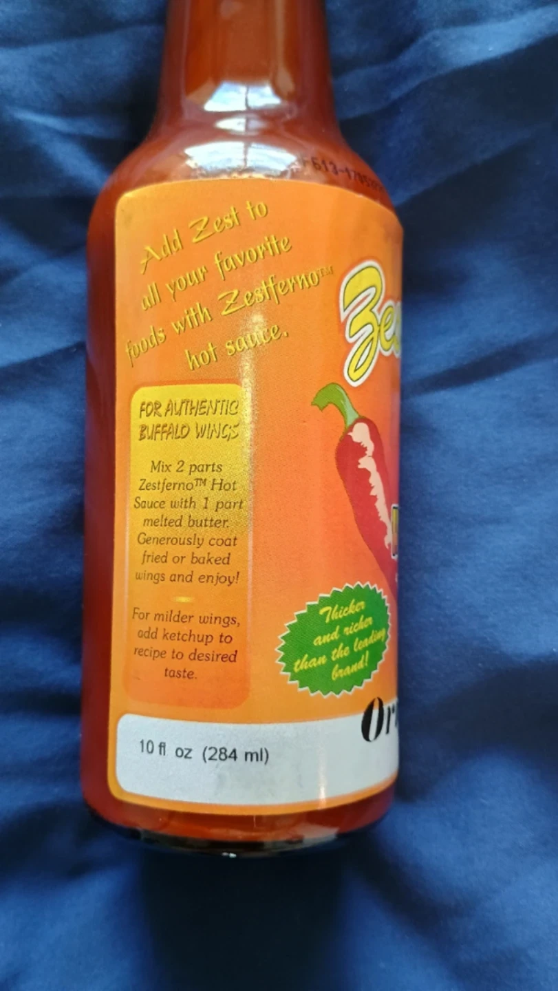 ⚽  FREE! Zestferno Original Cayenne Hot Sauce 10 fl oz - photo 2