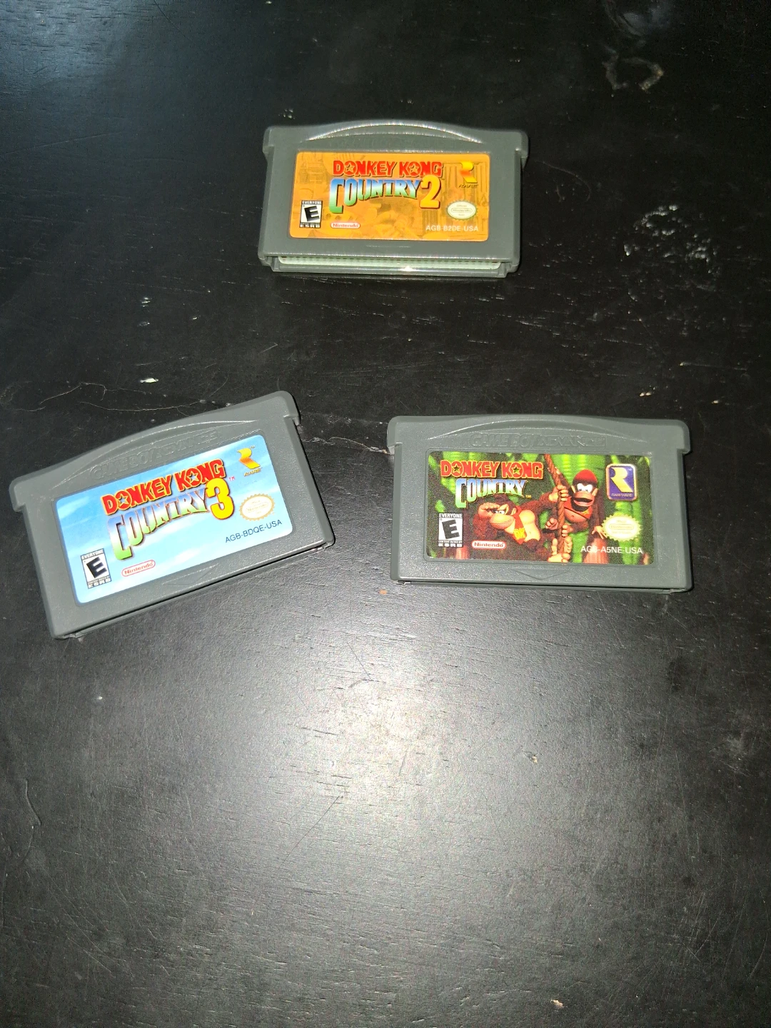 Donkey Kong Country Game Boy Advance Cartridges