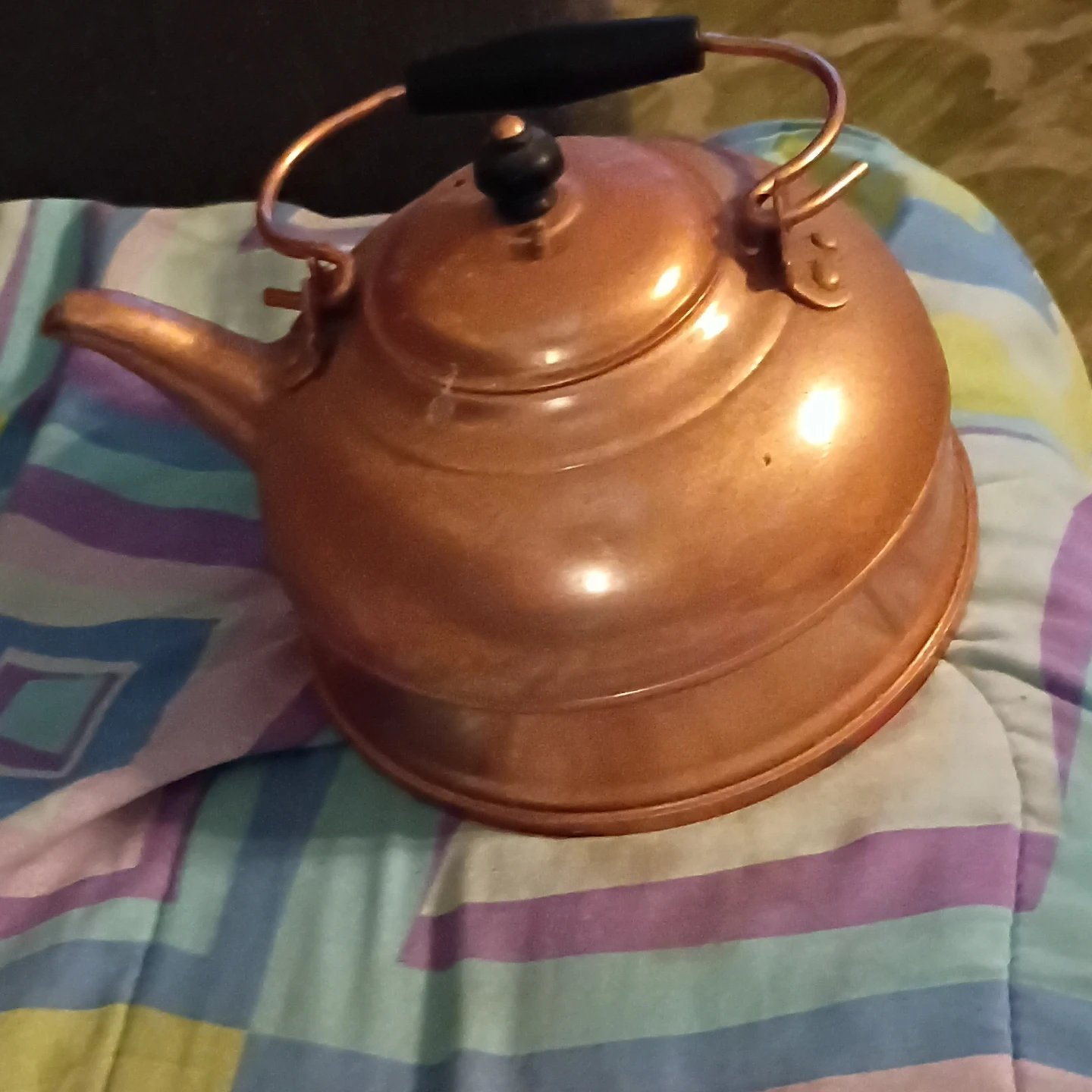 Cooper tea pot