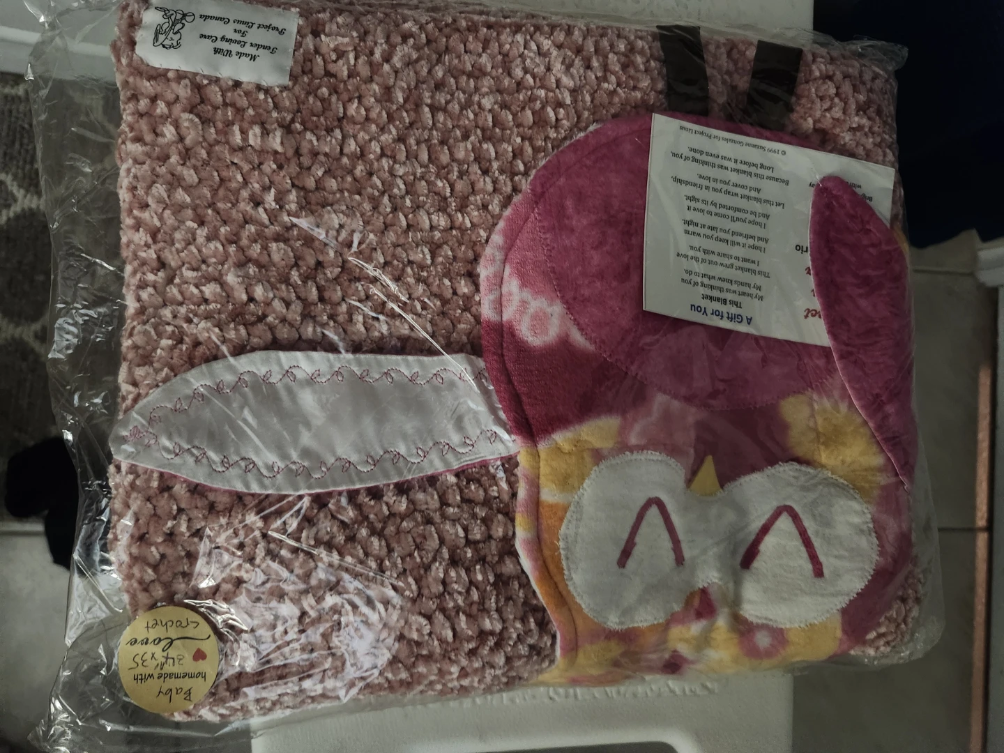 Baby Blanket with Unicorns and Rainbows