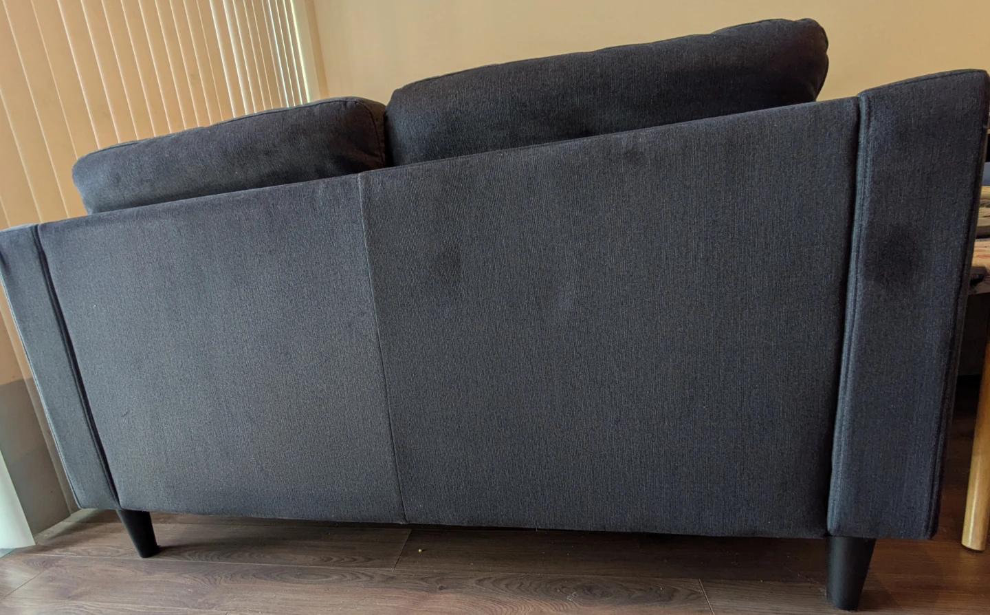 Dark Grey Loveseat Sofa - photo 5