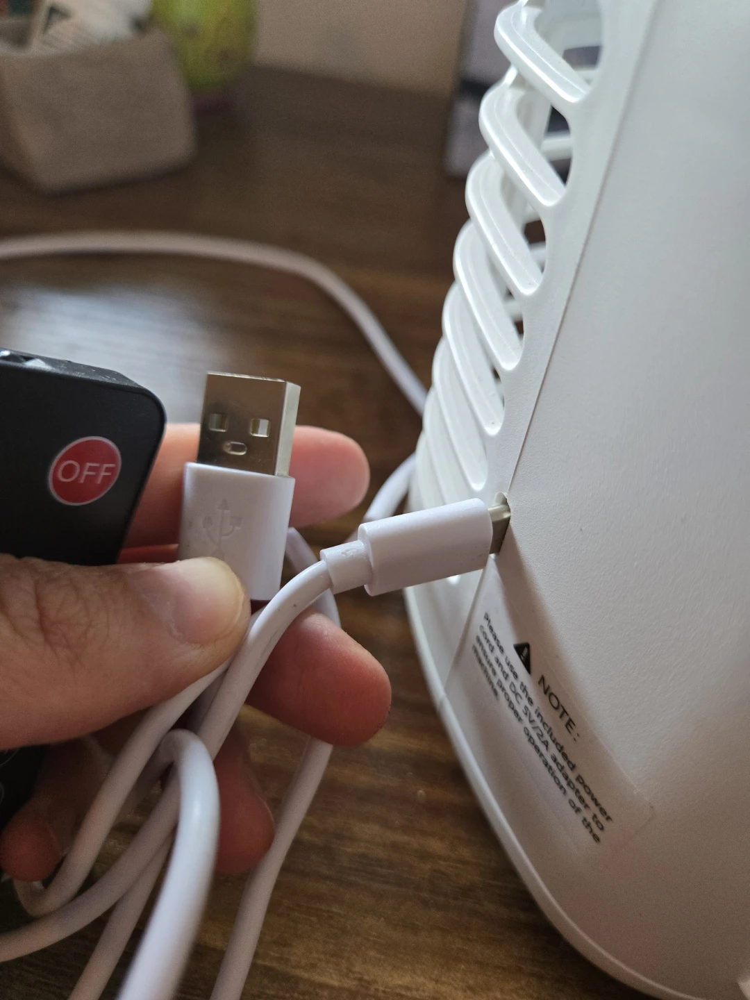 Portable A/C Fan with Remote - photo 4