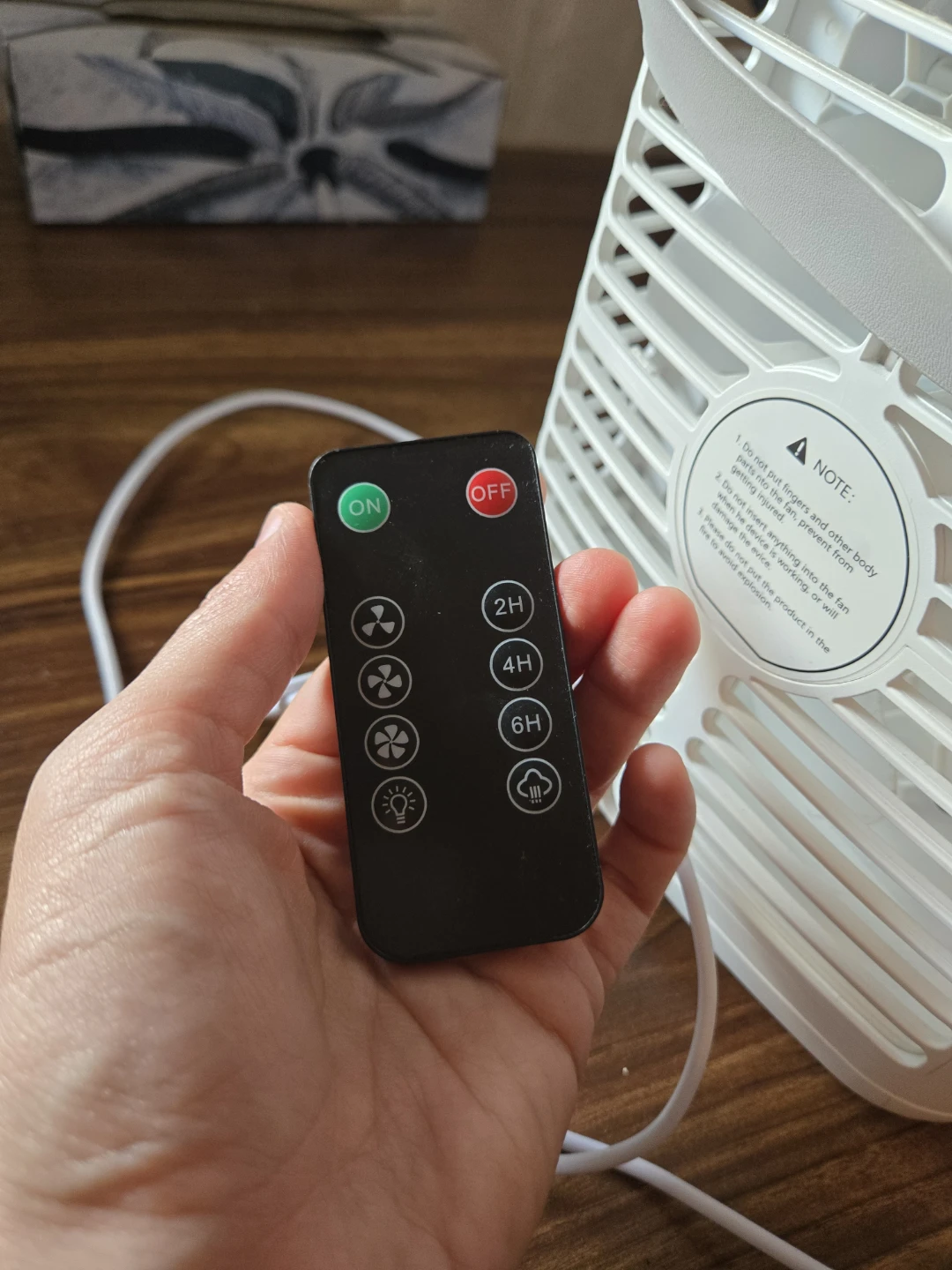 Portable A/C Fan with Remote - photo 5