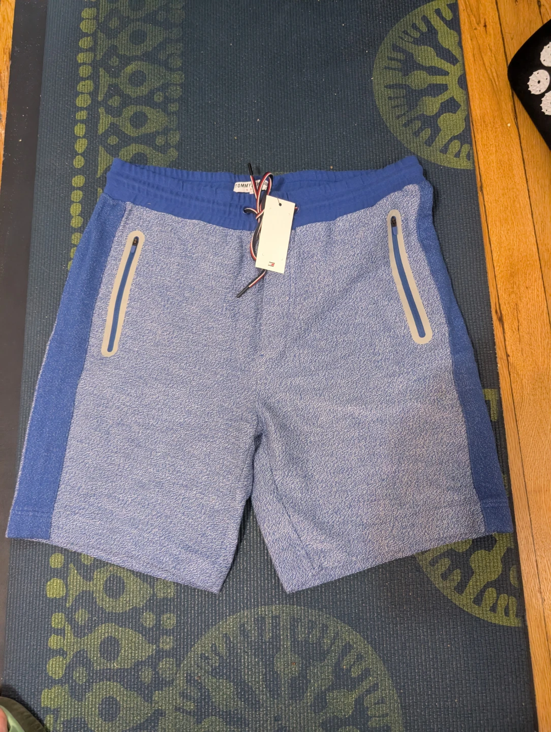 Tommy Sport knit Terry Shorts Heather Blue/M New - photo 2