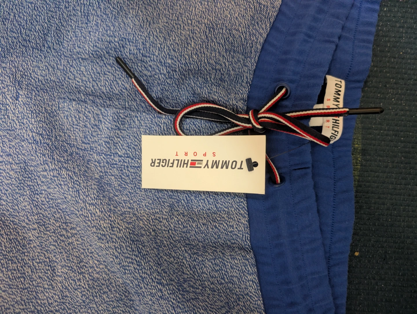 Tommy Sport knit Terry Shorts Heather Blue/M New - photo 4
