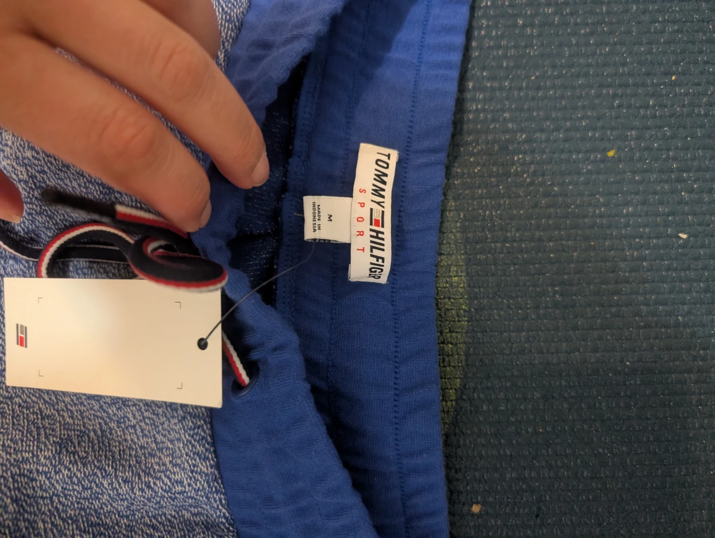 Tommy Sport knit Terry Shorts Heather Blue/M New - photo 5